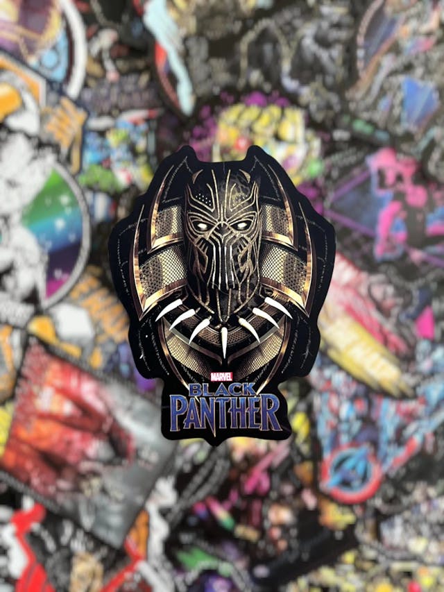 Lot 5 stickers Marvel Black Panther